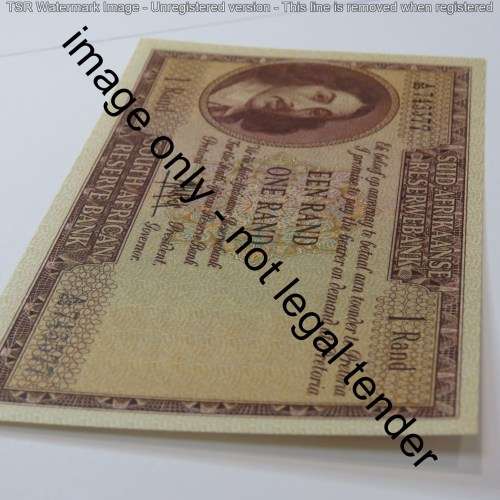 MH de Kock 4th Issue R1 banknote - Crisp Uncirculated