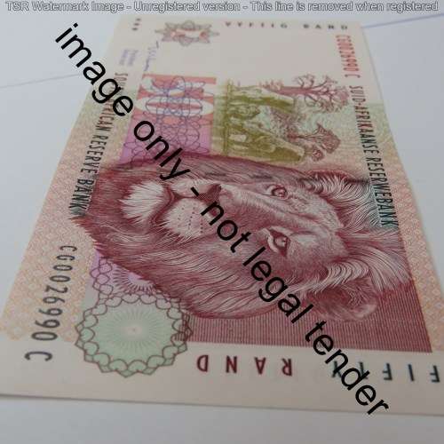 Mboweni First Issue pair of uncirculated R50 notes with consecutive numbers