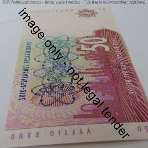 Mboweni First Issue pair of uncirculated R50 notes with consecutive numbers