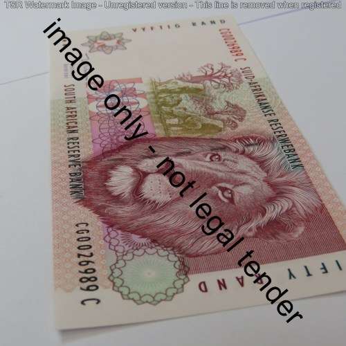 Mboweni First Issue pair of uncirculated R50 notes with consecutive numbers
