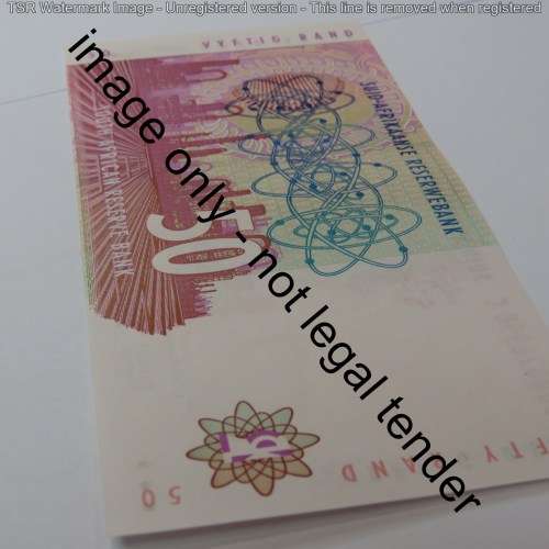 Mboweni First Issue pair of uncirculated R50 notes with consecutive numbers