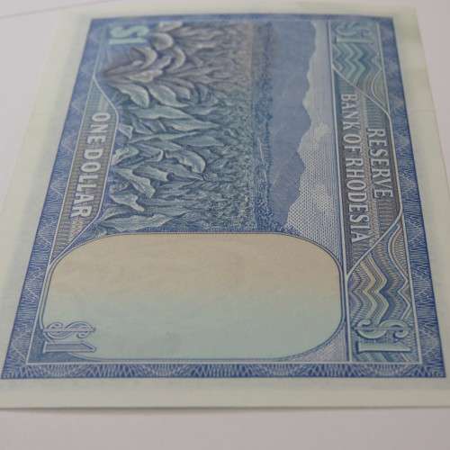 Reserve Bank of Rhodesia one dollar 1 November 1976 crisp uncirculated