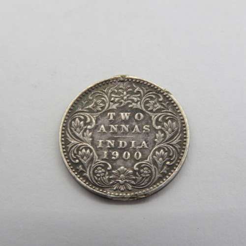 British India 1900 two Annas- ex mount