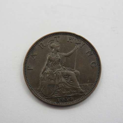 Great Britain 1934 farthing - XF