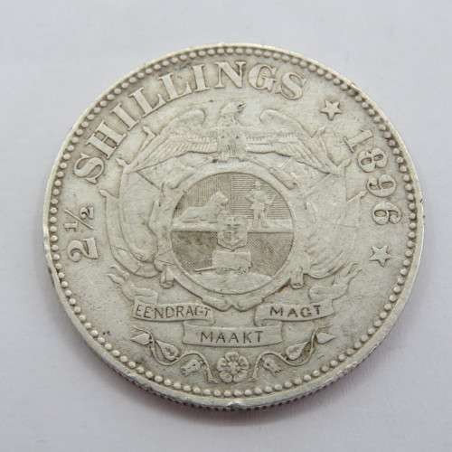 ZAR Kruger 1896 half crown - VF