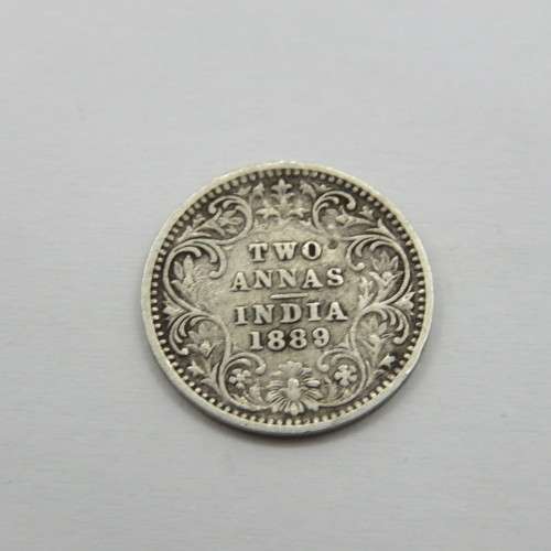 British India 1889 Two Annas