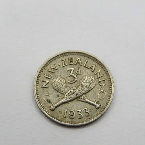 New Zealand 1933 Three pence