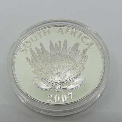 South Africa 2007 De Klerk and Mandela R1 silver coins in original capsules untouched