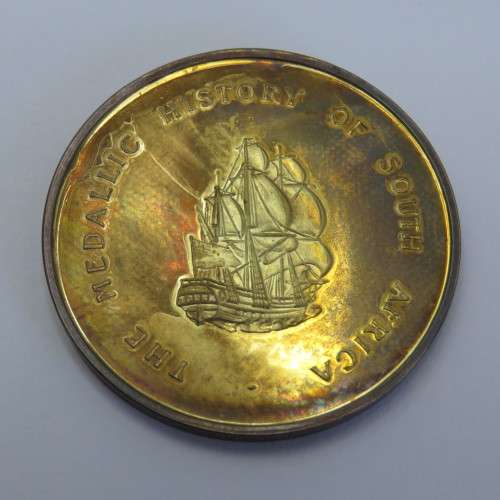 Sterling silver medallion Transvaal Independence 1852
