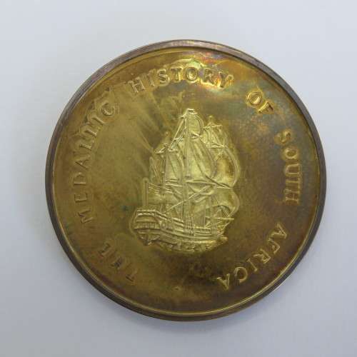 Sterling silver medallion Transvaal Independence 1852