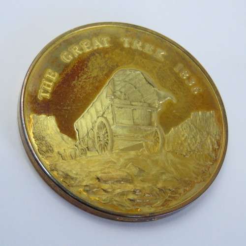 Sterling silver medallion The Great Trek 1836