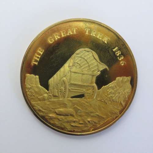 Sterling silver medallion The Great Trek 1836