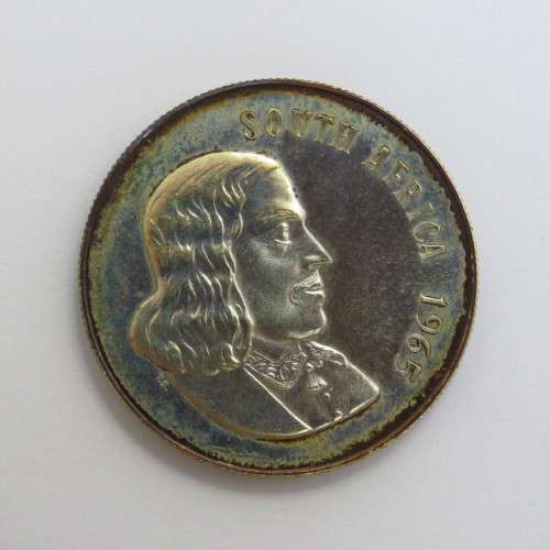 1965 South Africa English Silver proof R1