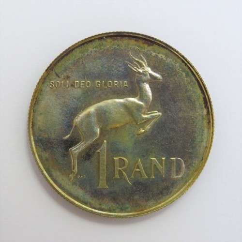 1965 South Africa English Silver proof R1