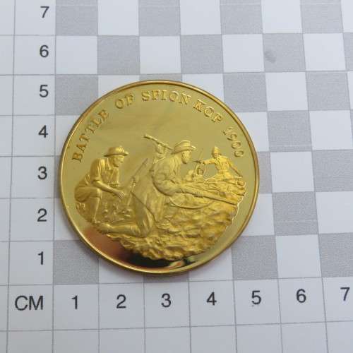 Sterling silver medallion - Battle of Spion Kop 1900