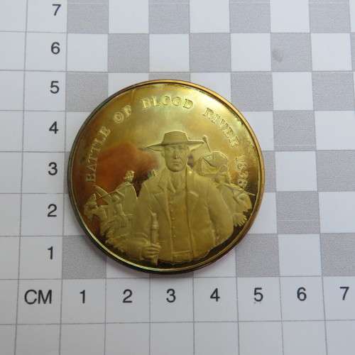 Sterling silver medallion - Battle of Blood River 1838