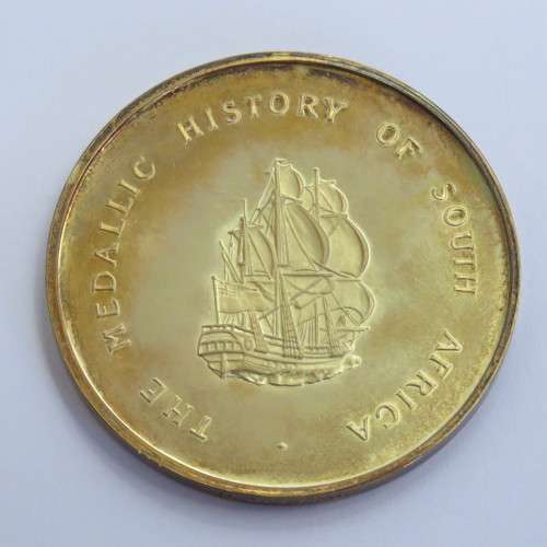 Sterling silver medallion - Battle of Blood River 1838