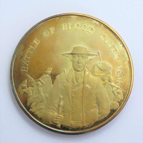 Sterling silver medallion - Battle of Blood River 1838
