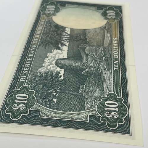 Reserve Bank of Rhodesia Ten Dollars 19 November 1975 - Uncirculated