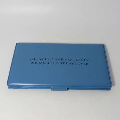The American Bicentennial Medallia First day cover with silver Independence day coin