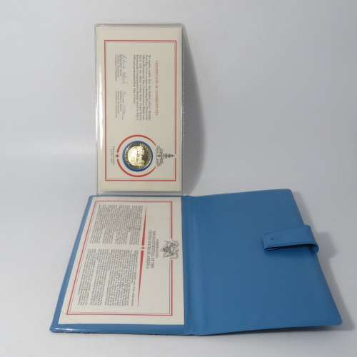 The American Bicentennial Medallic First day cover with silver Independence day coin