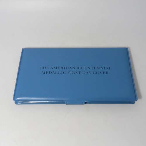 The American Bicentennial Medallic First day cover with silver Independence day coin