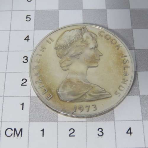 Cook islands 1973 Proof silver 2 dollars - excellent
