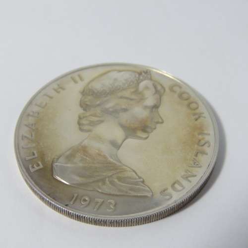 Cook islands 1973 Proof silver 2 dollars - excellent