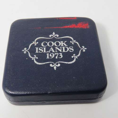 Cook islands 1973 Proof silver 2 dollars - excellent