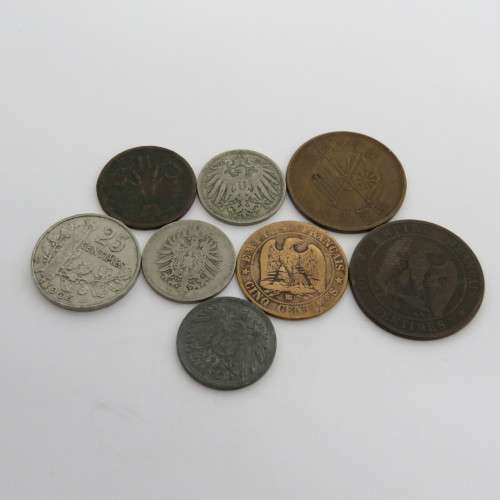 Lot of 8 coins - all older than 100 years