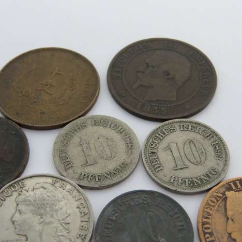 Lot of 8 coins - all older than 100 years