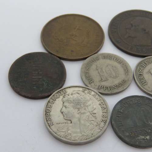 Lot of 8 coins - all older than 100 years