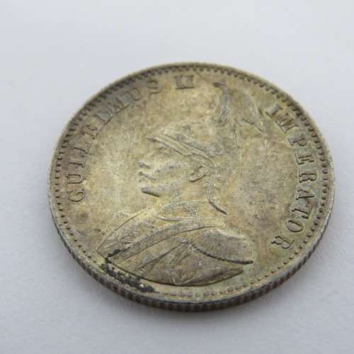 German East Africa 1904 A half rupie AU with mint lustre