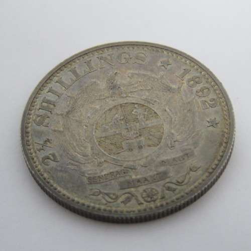 ZAR Paul Kruger 1892 Two and a half Shilling