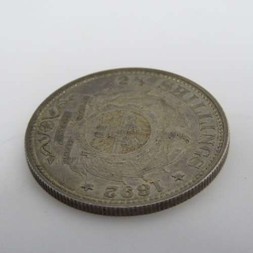 ZAR Paul Kruger 1892 Two and a half Shilling