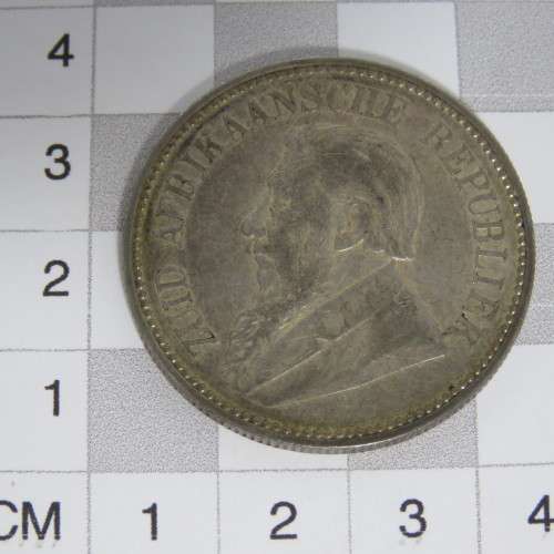 ZAR Paul Kruger 1892 Two and a half Shilling
