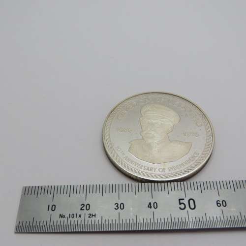 Lesotho proof silver 10 Maloti in original holder