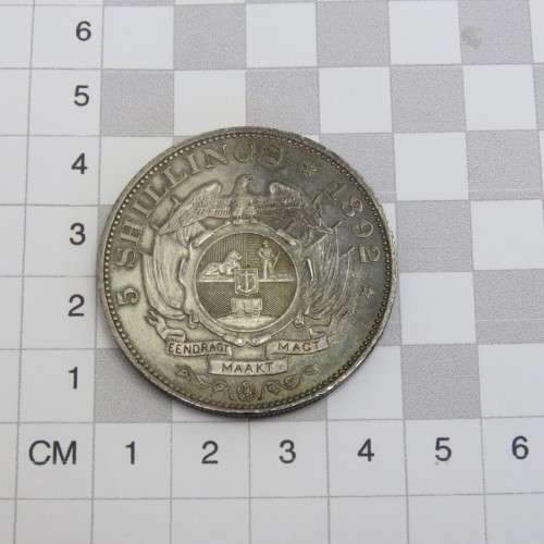 1892 ZAR single shaft Paul Kruger Crown XF+ - Excellent coin