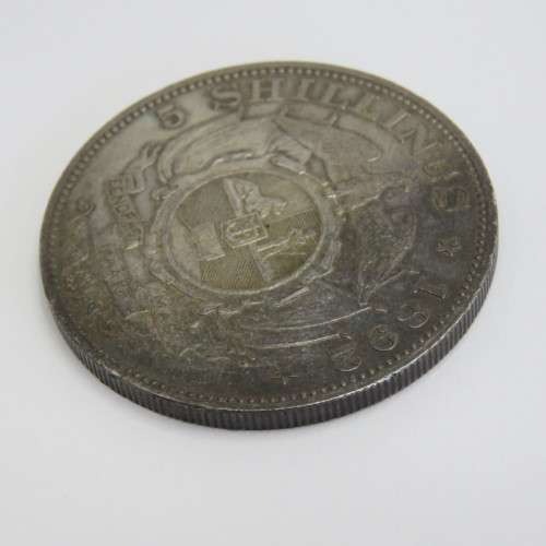 1892 ZAR single shaft Paul Kruger Crown XF+ - Excellent coin