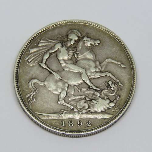 1892 Great Britain Victoria silver crown