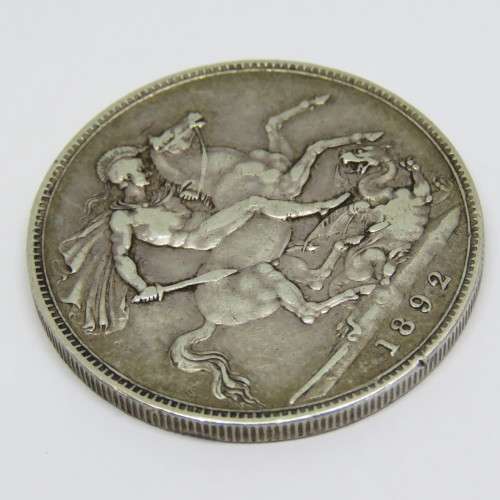 1892 Great Britain Victoria silver crown