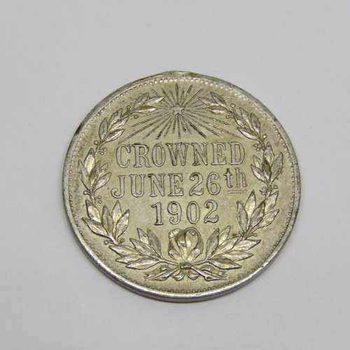 1902 Great Britain Edward 7 crowning medallion