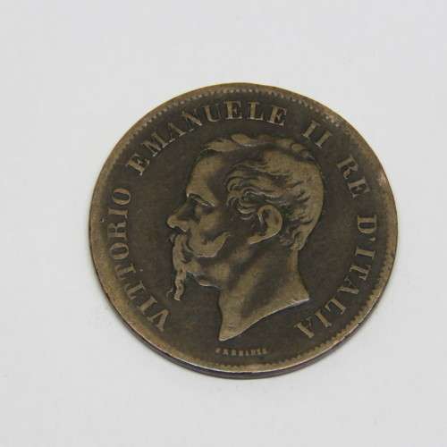1861 Italy Copper 5 Centesimi