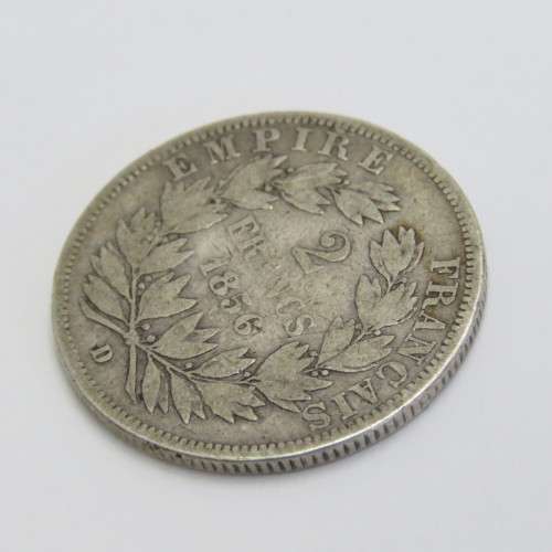 1856 France silver 2 Francs