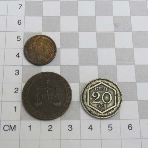 Lot of 5 old coins - Each one over 100 years old