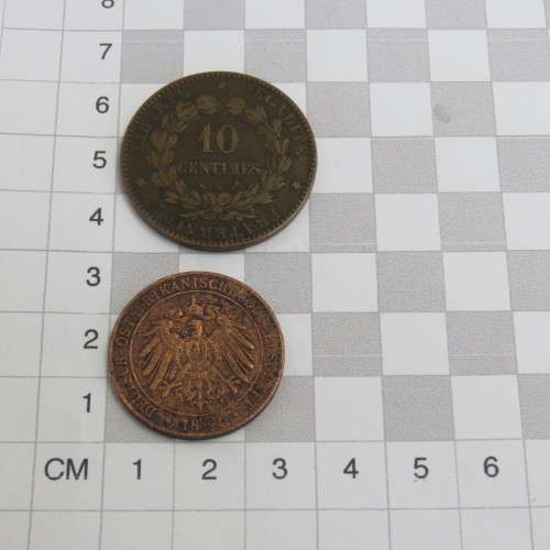 Lot of 5 old coins - Each one over 100 years