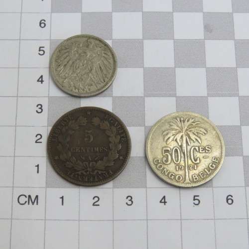 Lot of 5 old coins - Each one over 100 years