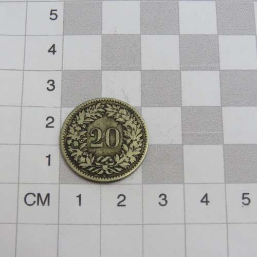 1850 Switzerland Billion 20 Rapper