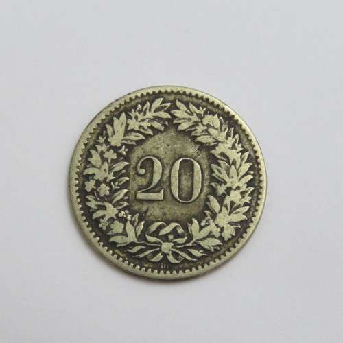 1850 Switzerland Billion 20 Rapper