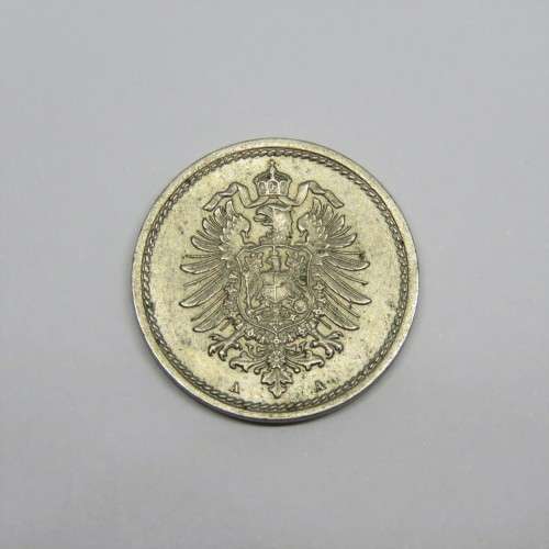 1874 Germany Five Pfennig XF